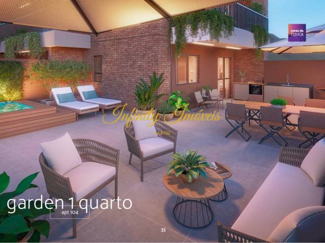 #CoresTGd - Garden (quintal privativo) para Venda em Rio de Janeiro - RJ - 1