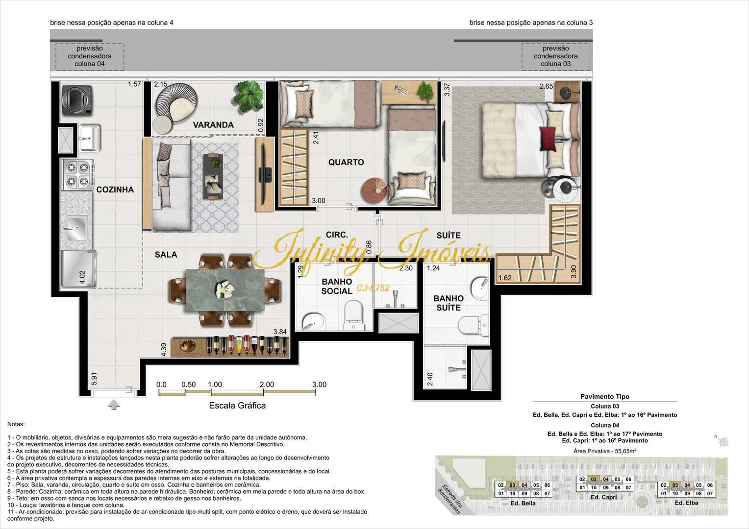 Apartamento, 2 quartos, 55 m² - Foto 44