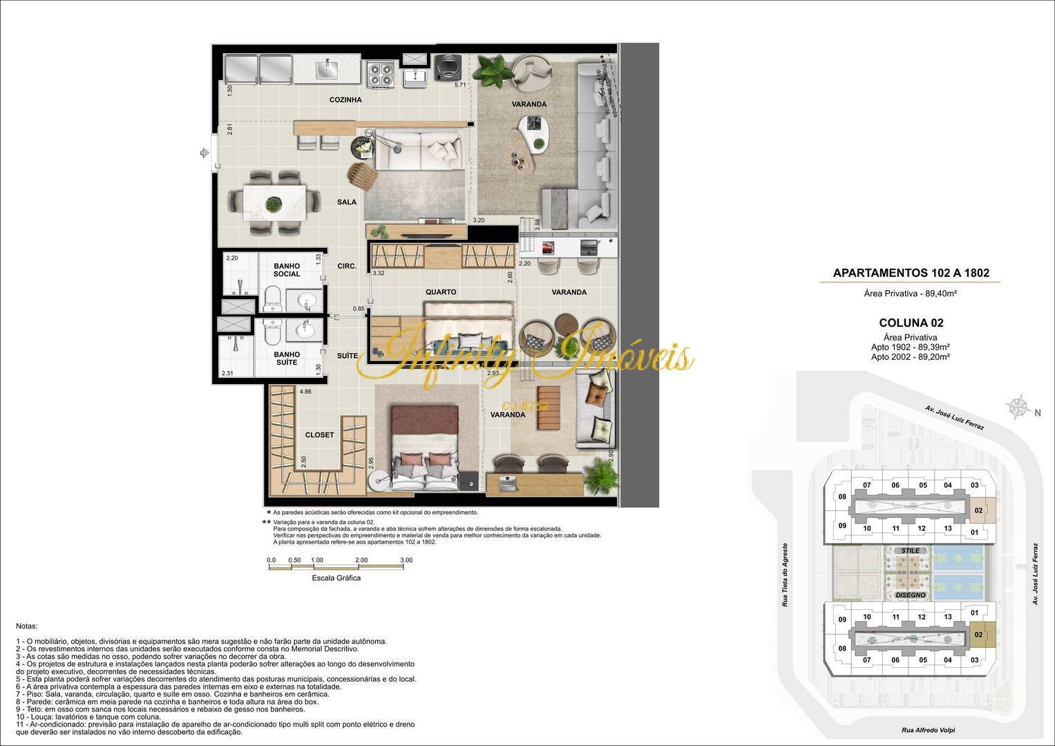 Apartamento, 2 quartos, 89 m² - Foto 42