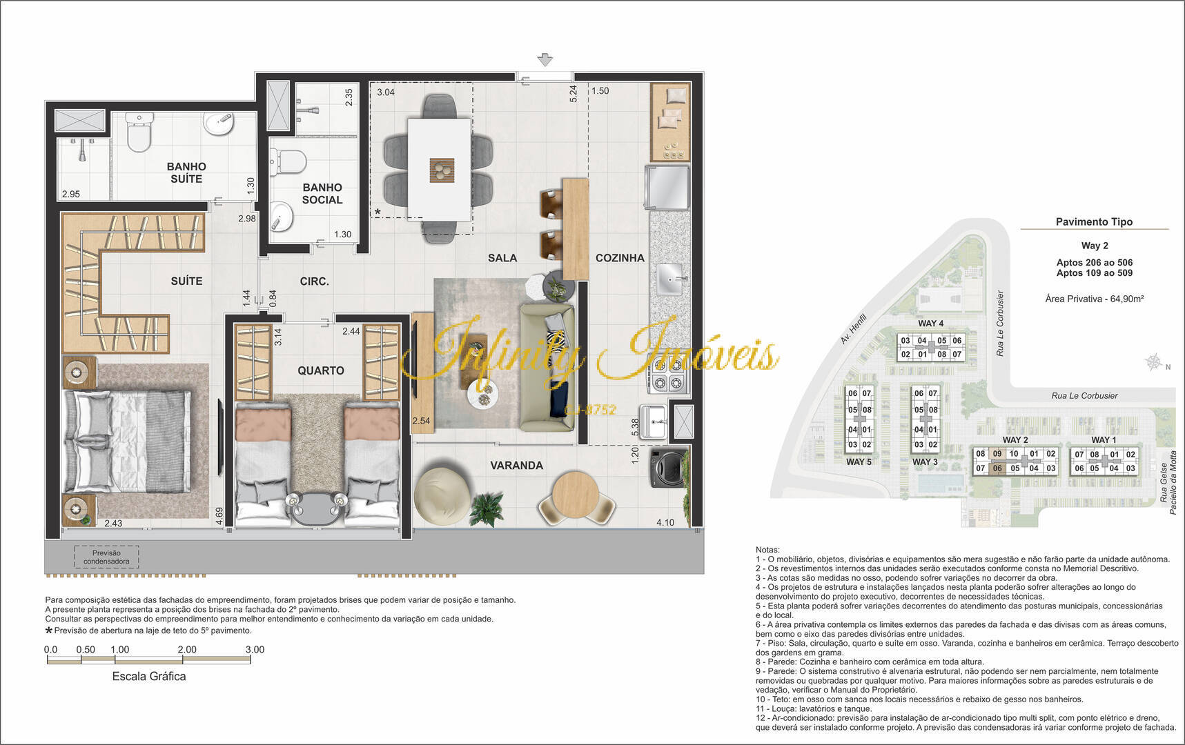 Apartamento, 2 quartos, 64 m² - Foto 33