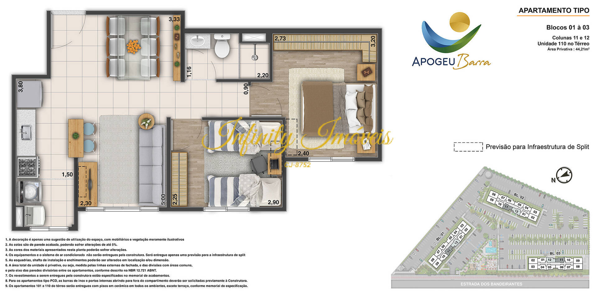 Apartamento, 2 quartos, 44 m² - Foto 18