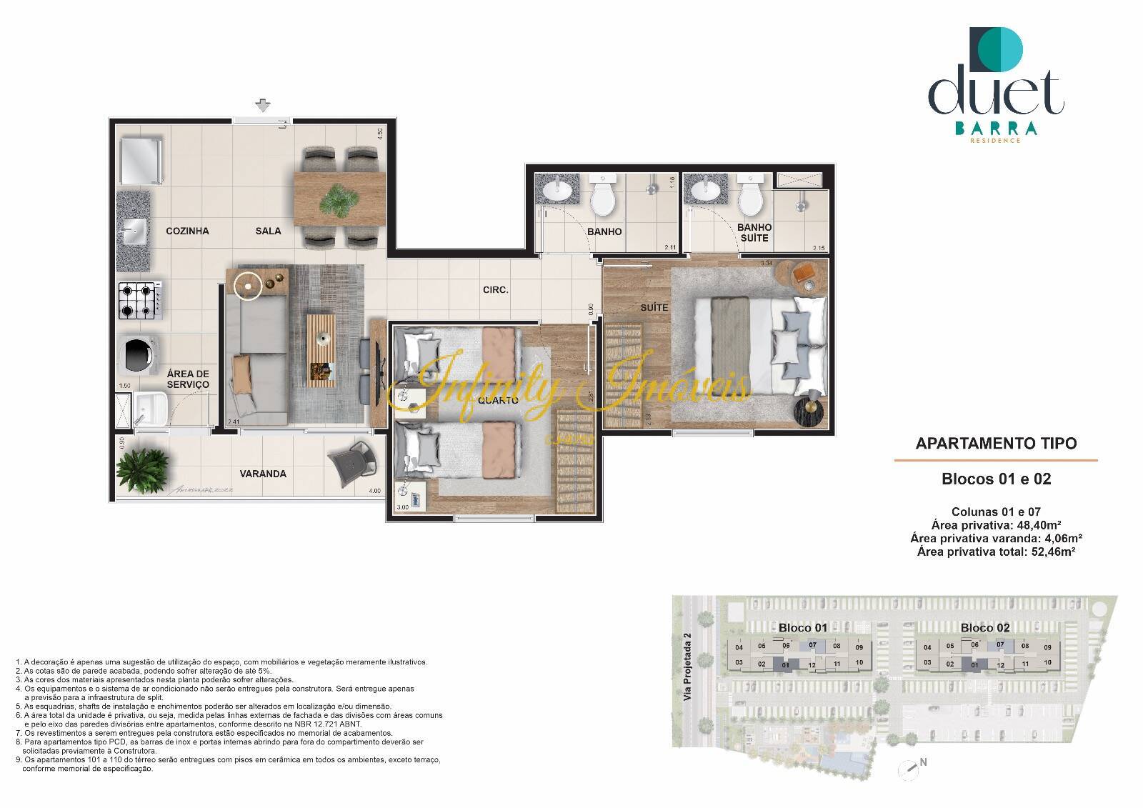 Apartamento, 2 quartos, 52 m² - Foto 22