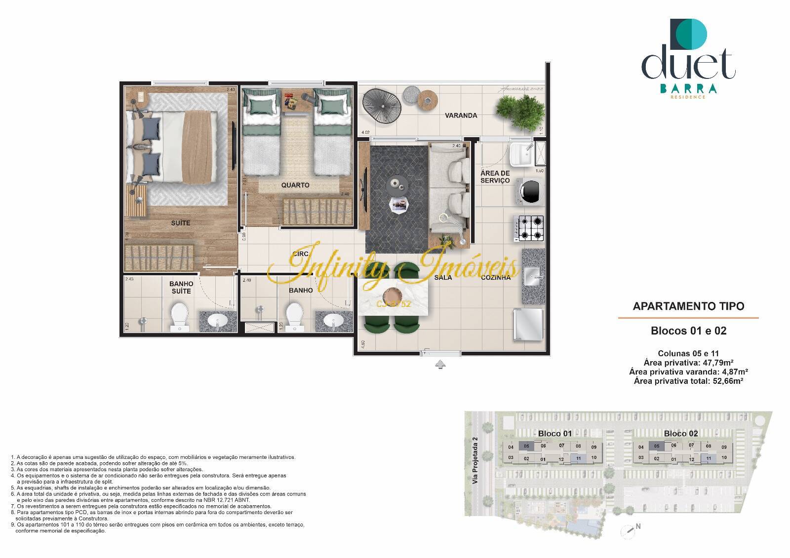 Apartamento, 2 quartos, 52 m² - Foto 21
