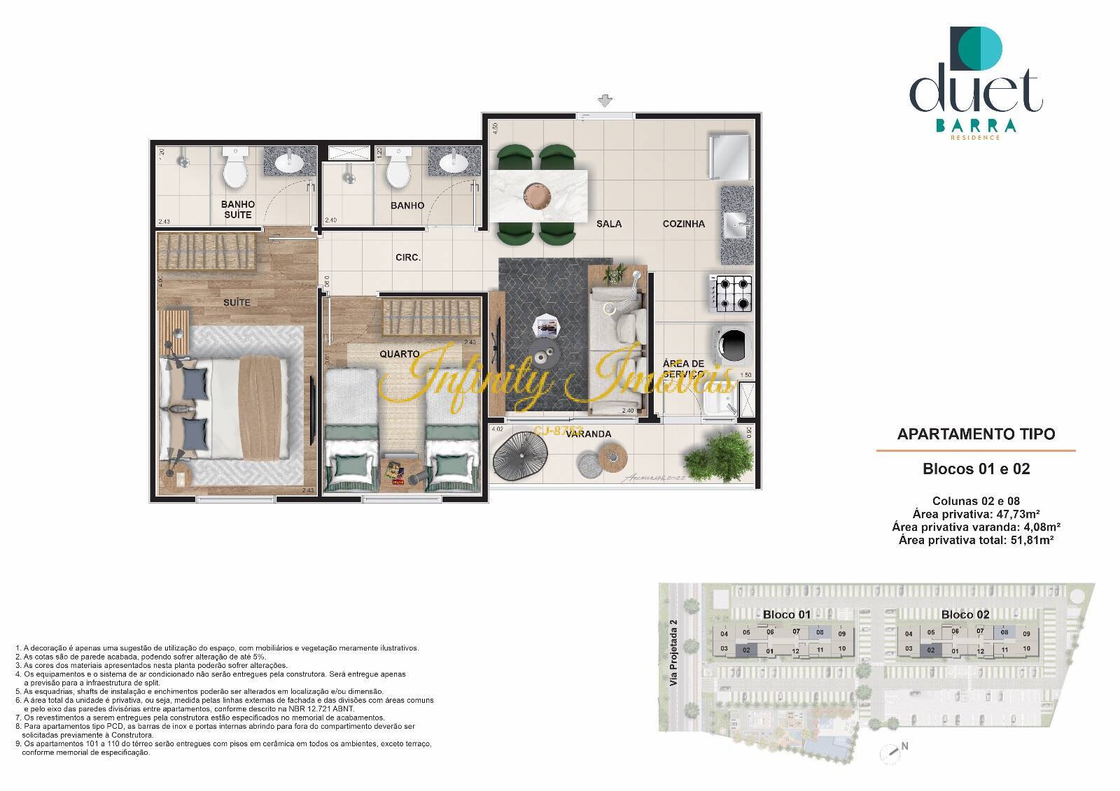 Apartamento, 2 quartos, 52 m² - Foto 23