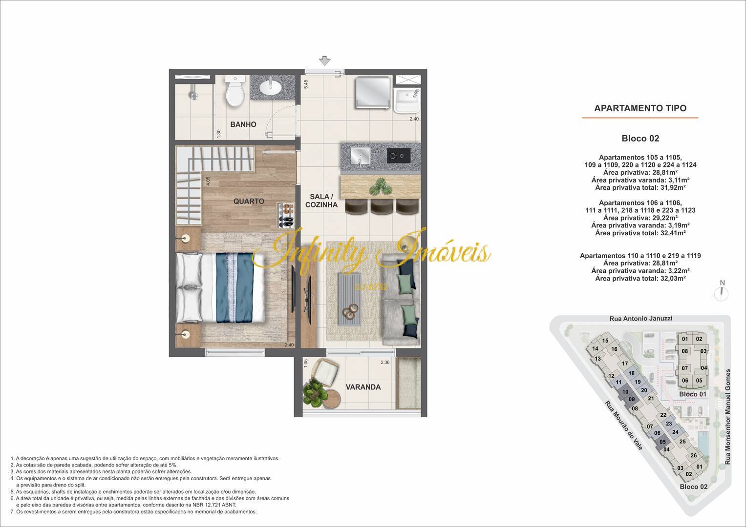 Apartamento, 1 quarto, 32 m² - Foto 24