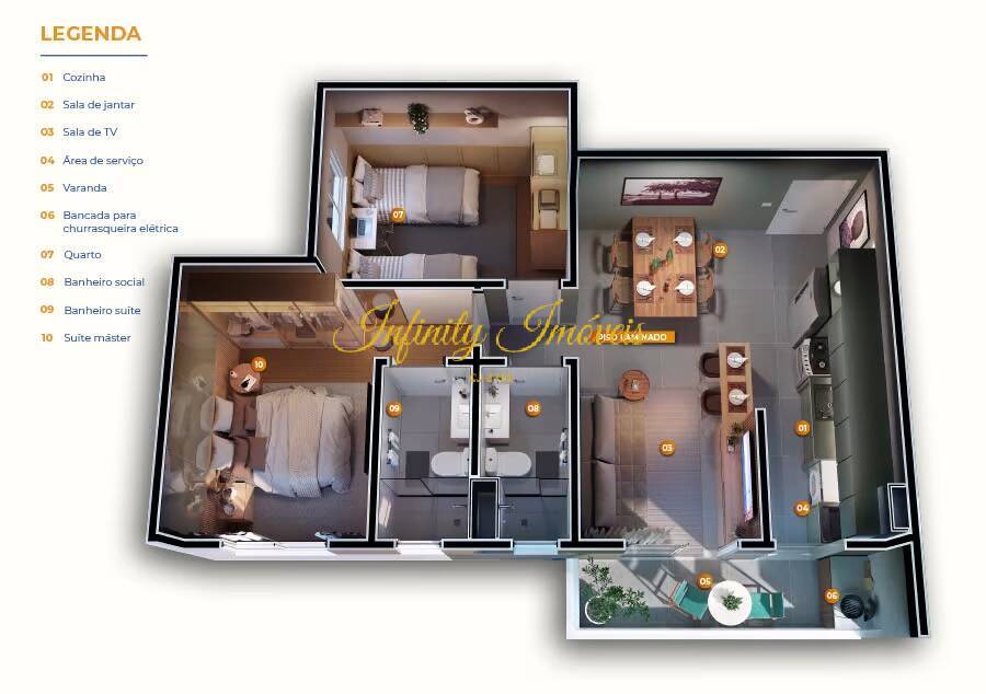 Apartamento, 2 quartos, 57 m² - Foto 16