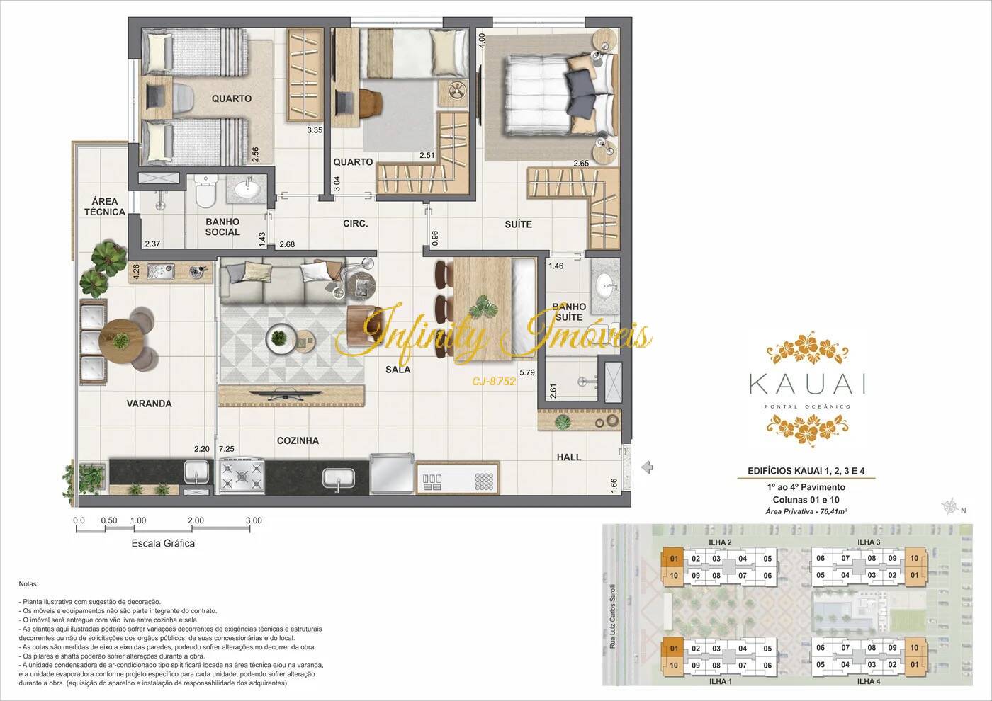 Apartamento, 3 quartos, 74 m² - Foto 14
