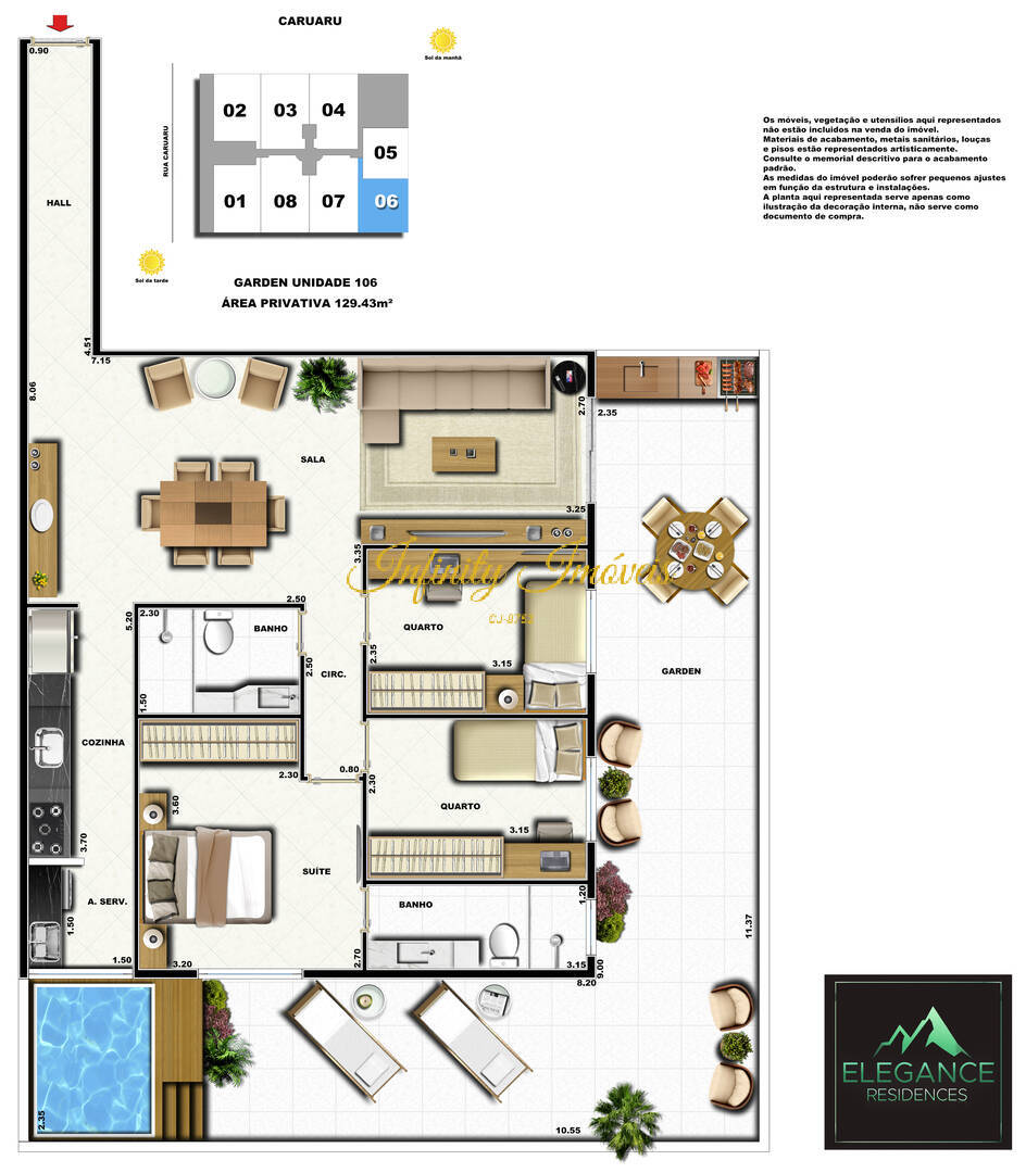 Apartamento, 3 quartos, 129 m² - Foto 11
