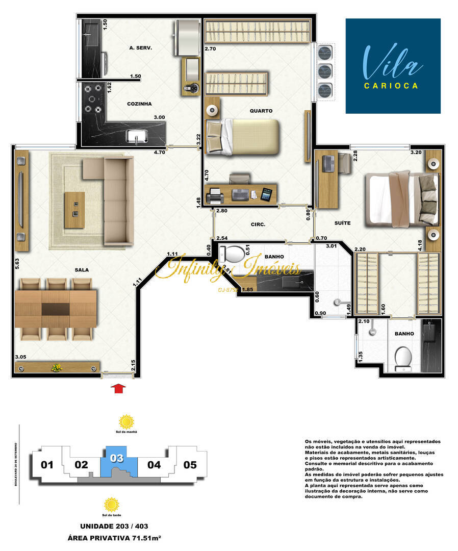 Apartamento, 2 quartos, 68 m² - Foto 13