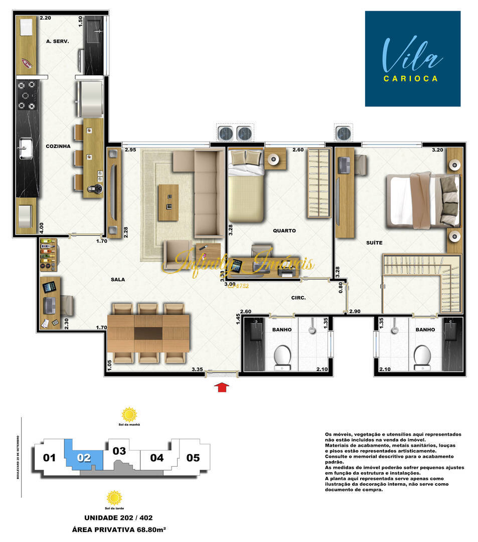 Apartamento, 2 quartos, 68 m² - Foto 11