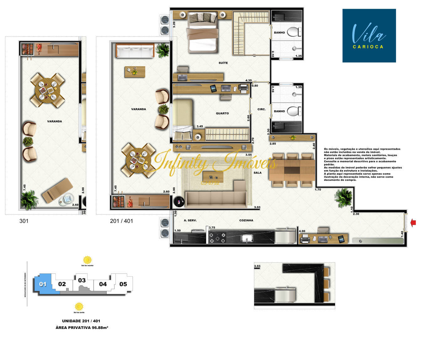 Apartamento, 2 quartos, 96 m² - Foto 11