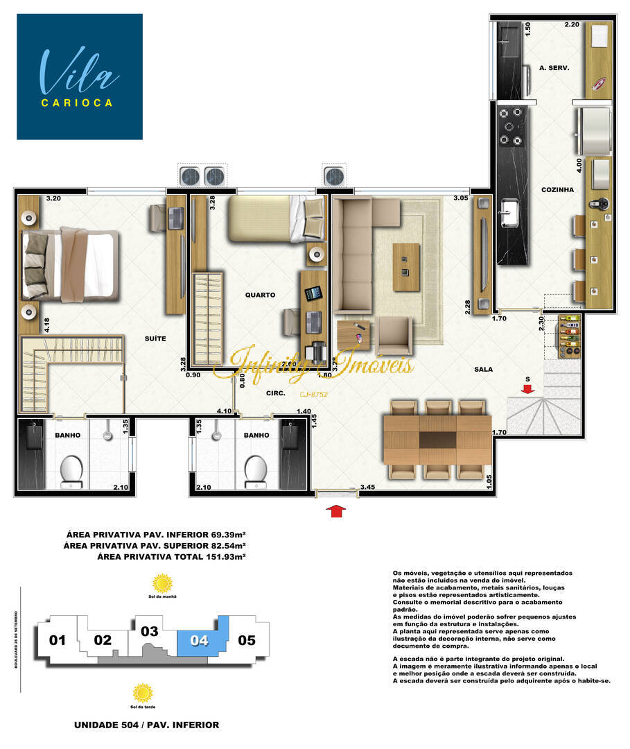 Apartamento, 2 quartos, 151 m² - Foto 19