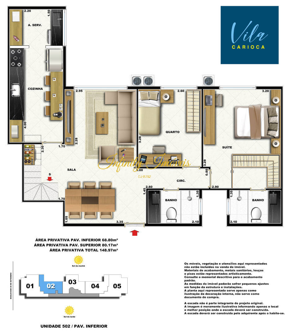 Apartamento, 2 quartos, 151 m² - Foto 15