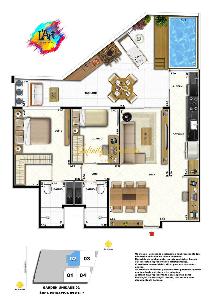 Apartamento, 2 quartos, 135 m² - Foto 14