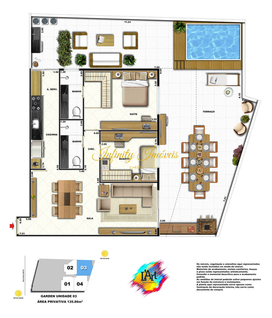 Apartamento, 2 quartos, 135 m² - Foto 13