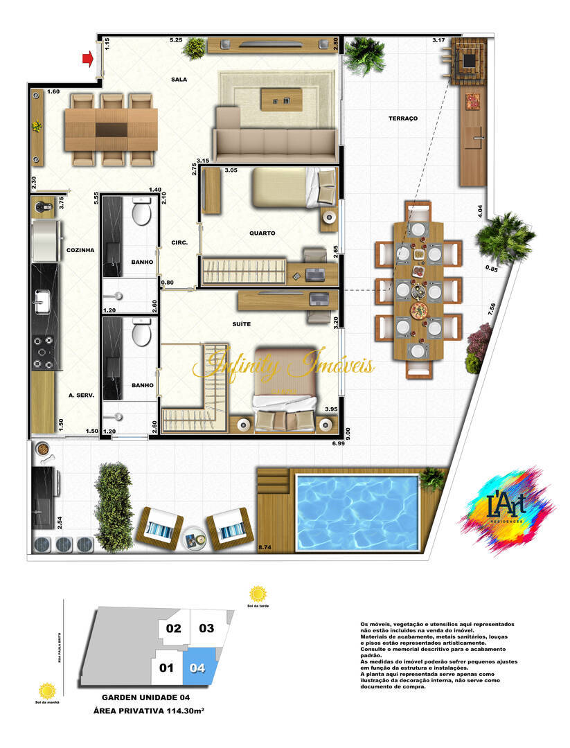 Apartamento, 2 quartos, 114 m² - Foto 14
