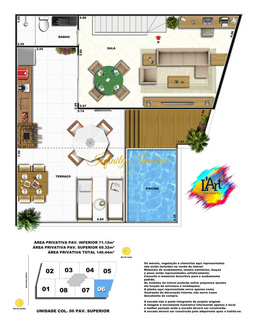 Cobertura, 2 quartos, 140 m² - Foto 13