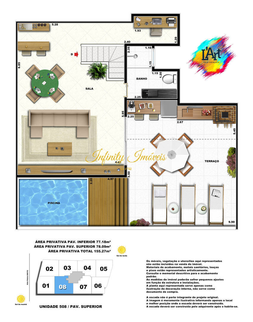 Cobertura, 2 quartos, 140 m² - Foto 26