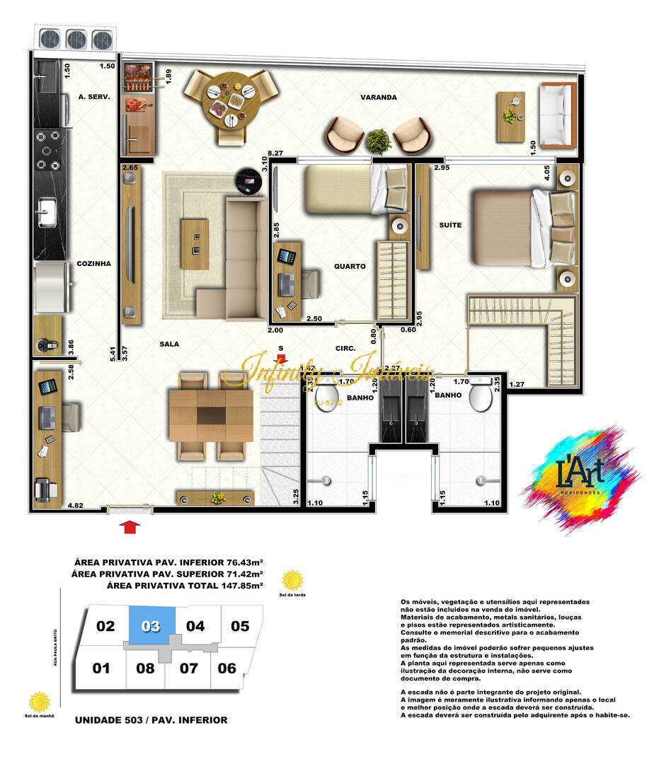 Cobertura, 2 quartos, 140 m² - Foto 17