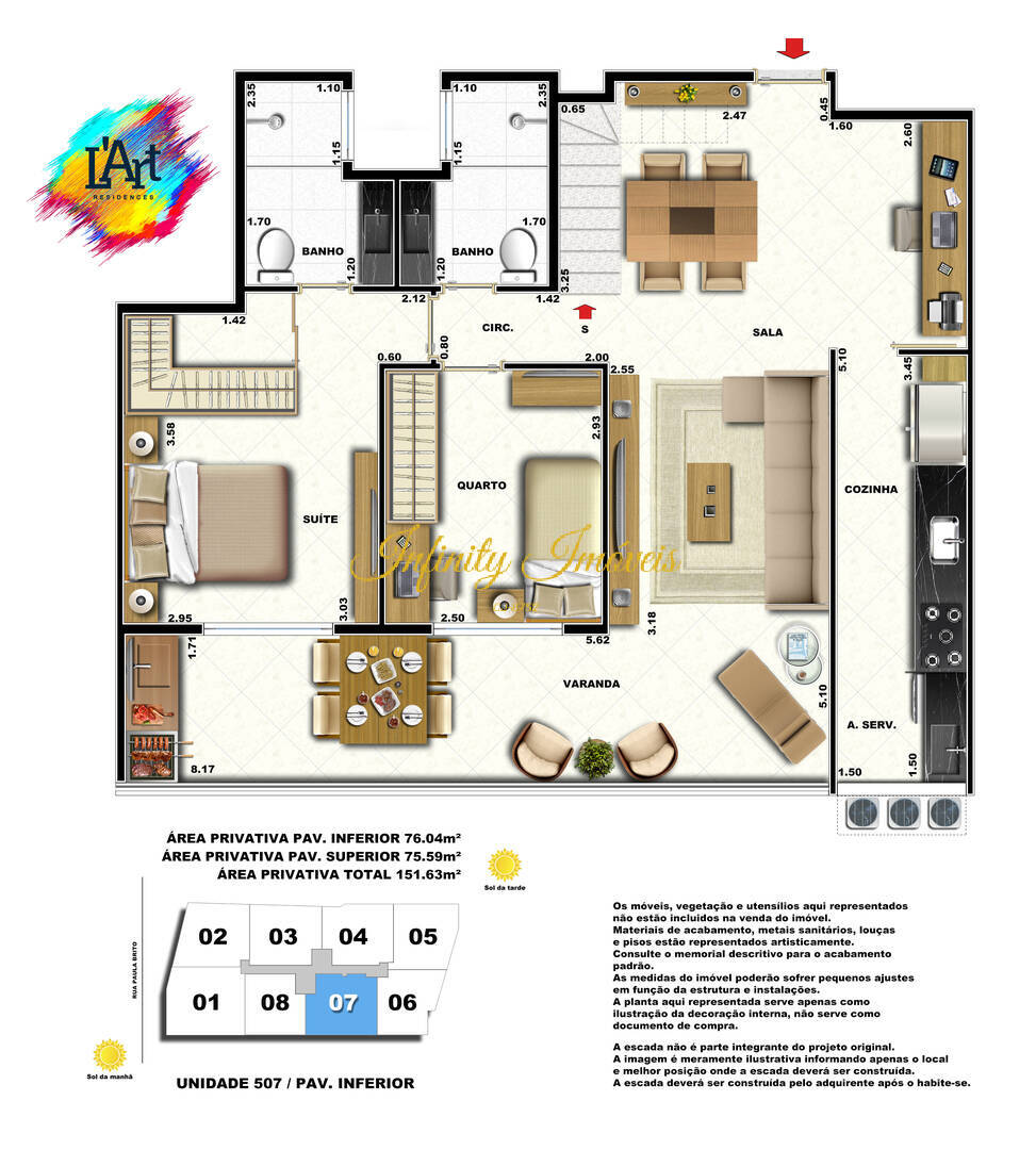 Cobertura, 2 quartos, 140 m² - Foto 23