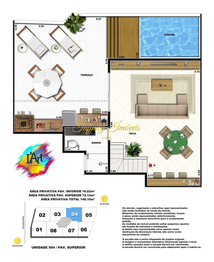 Cobertura, 2 quartos, 150 m² - Foto 20