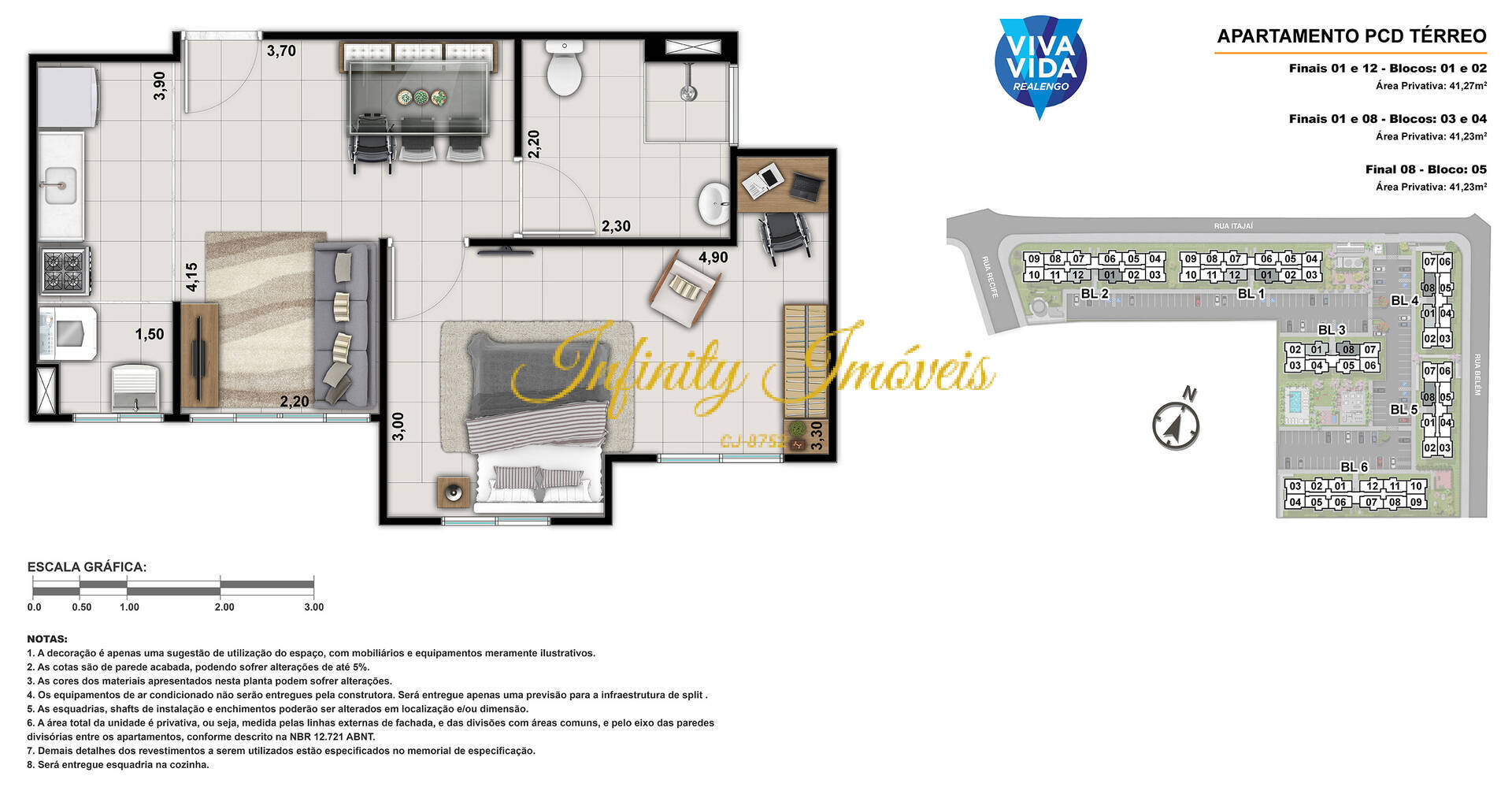 Apartamento, 2 quartos, 43 m² - Foto 14