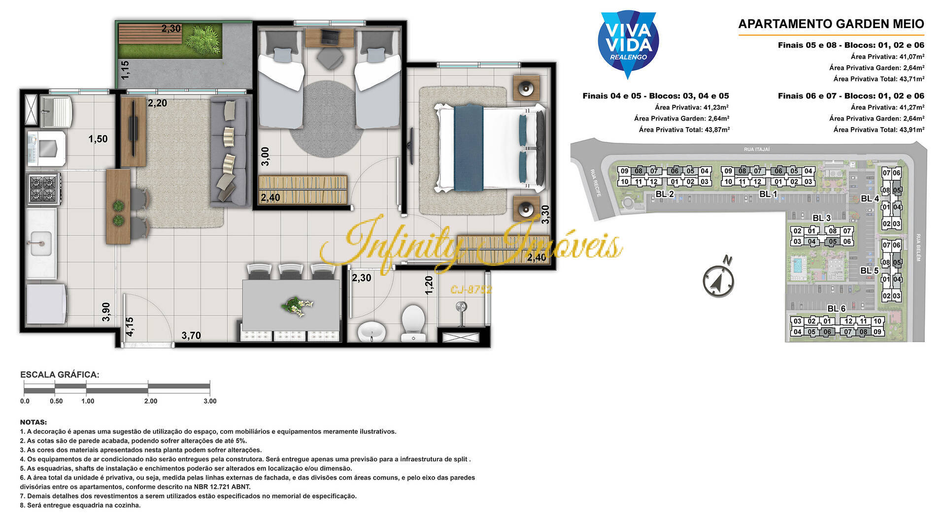 Apartamento, 2 quartos, 43 m² - Foto 16