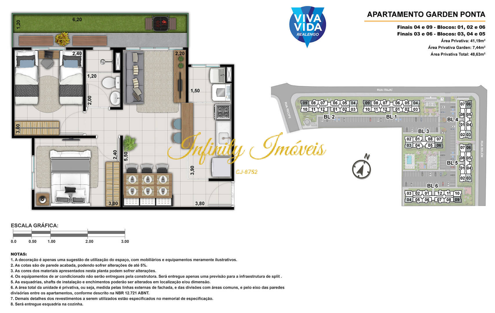 Apartamento, 2 quartos, 43 m² - Foto 13