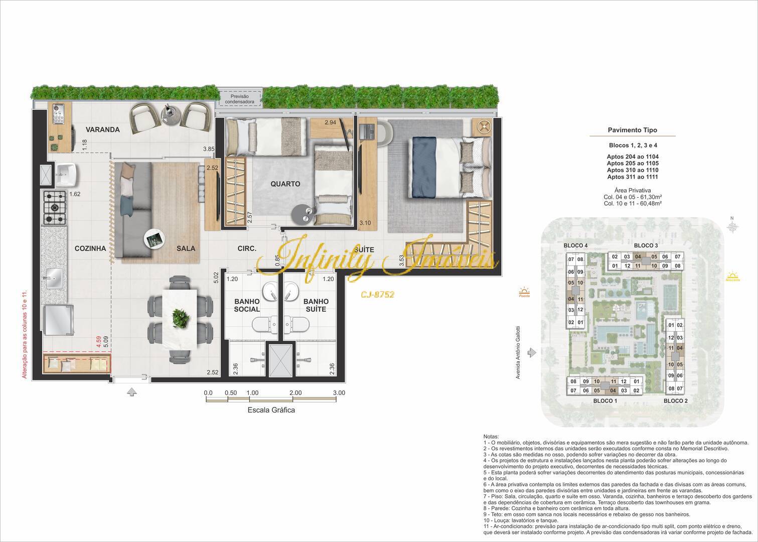 Apartamento, 2 quartos, 61 m² - Foto 51