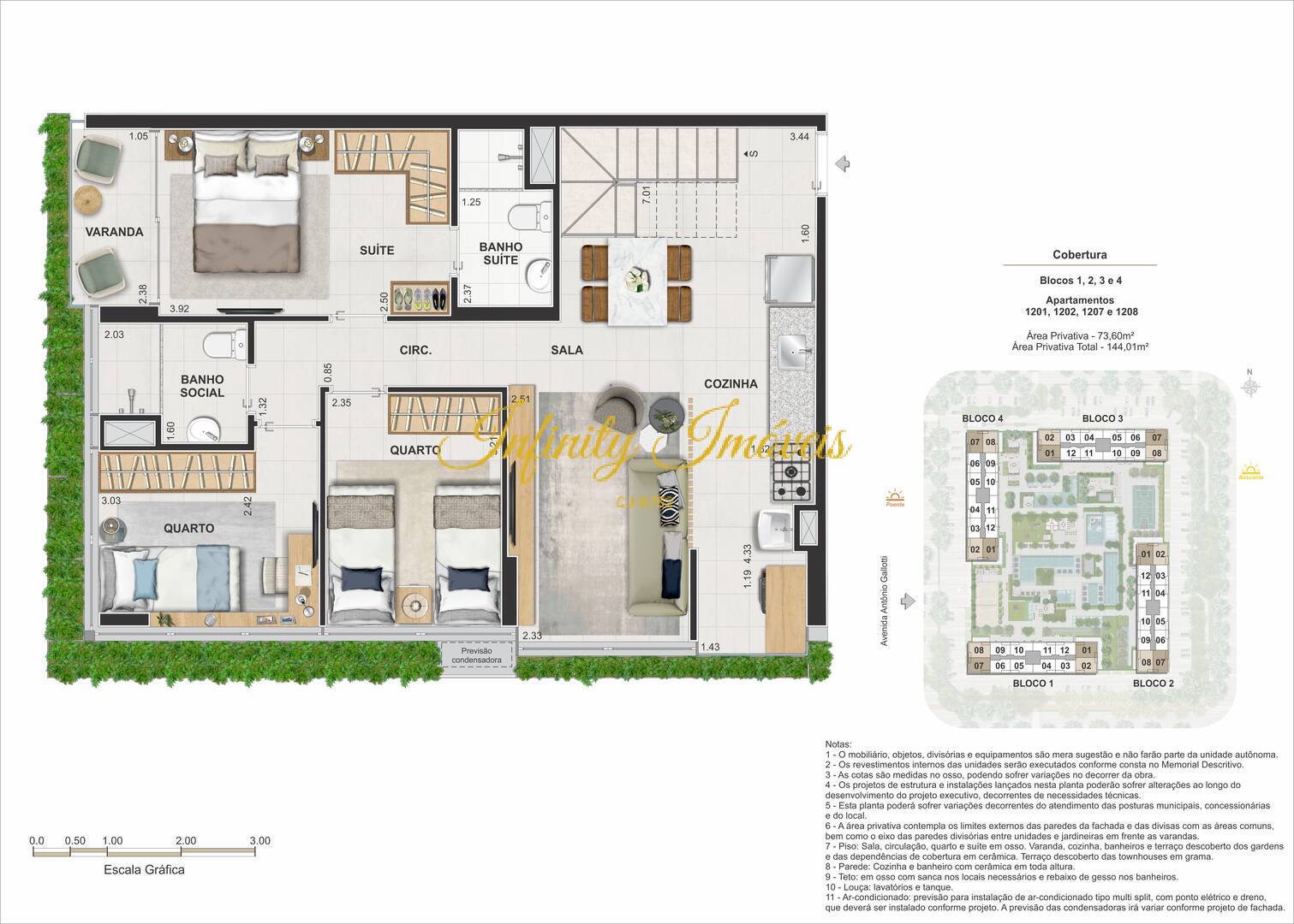 Cobertura, 3 quartos, 118 m² - Foto 51