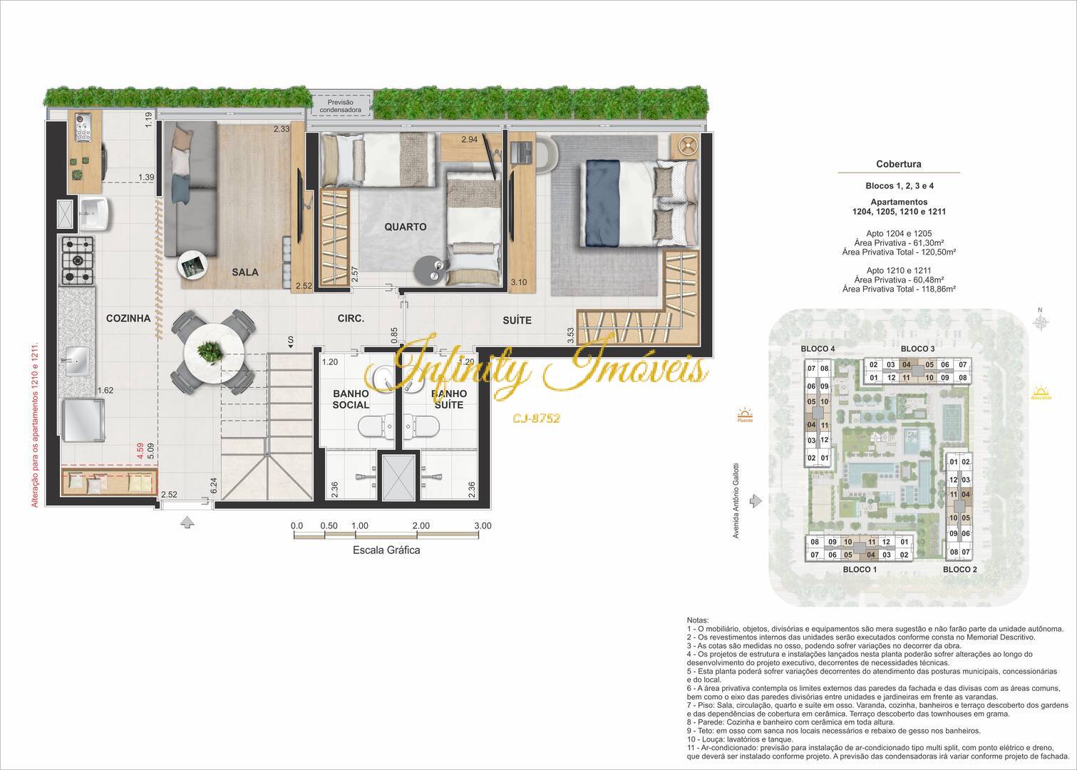 Cobertura, 3 quartos, 118 m² - Foto 55