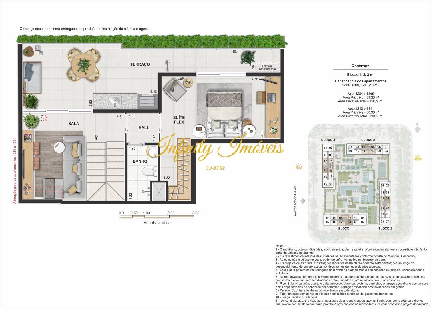 Cobertura, 3 quartos, 118 m² - Foto 56