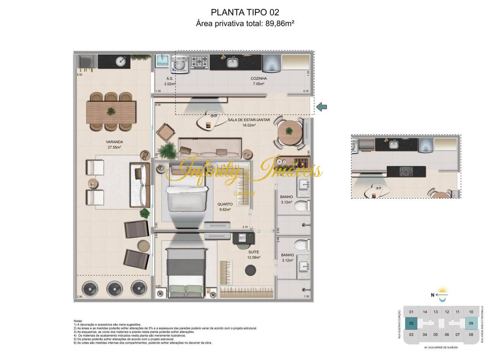 Apartamento, 3 quartos, 95 m² - Foto 31