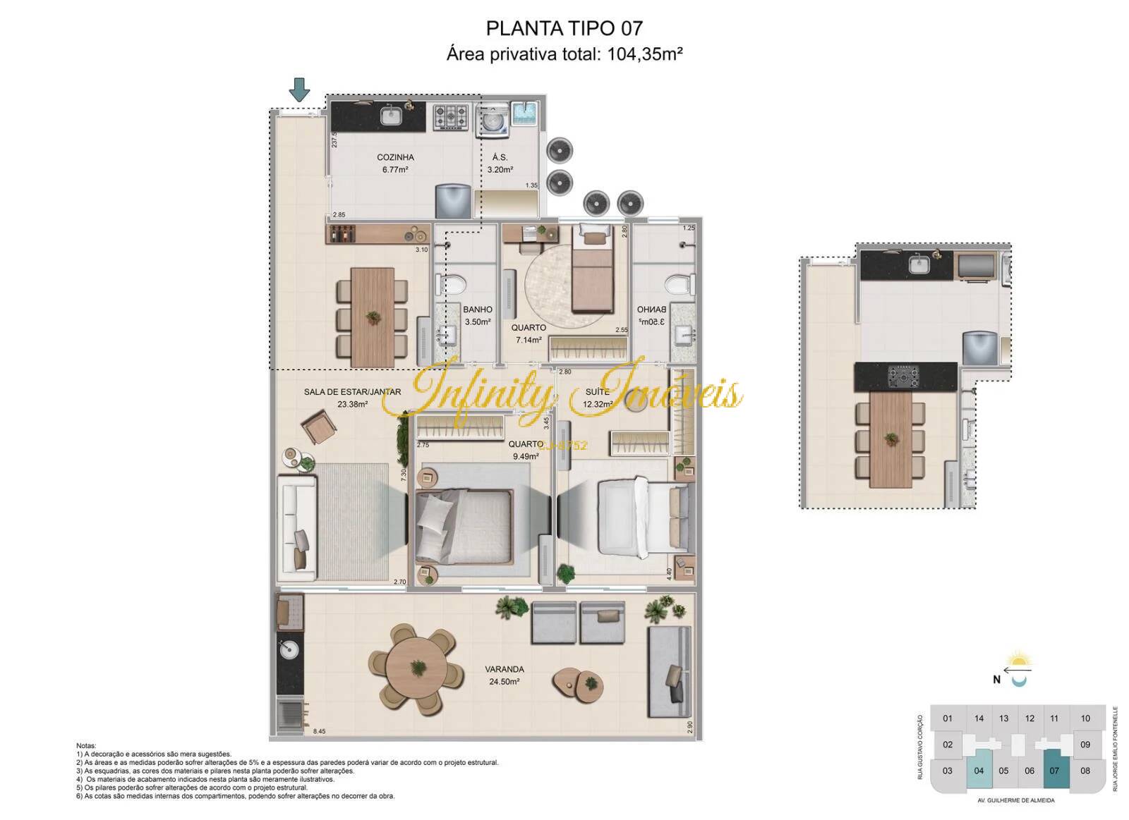 Apartamento, 3 quartos, 95 m² - Foto 30