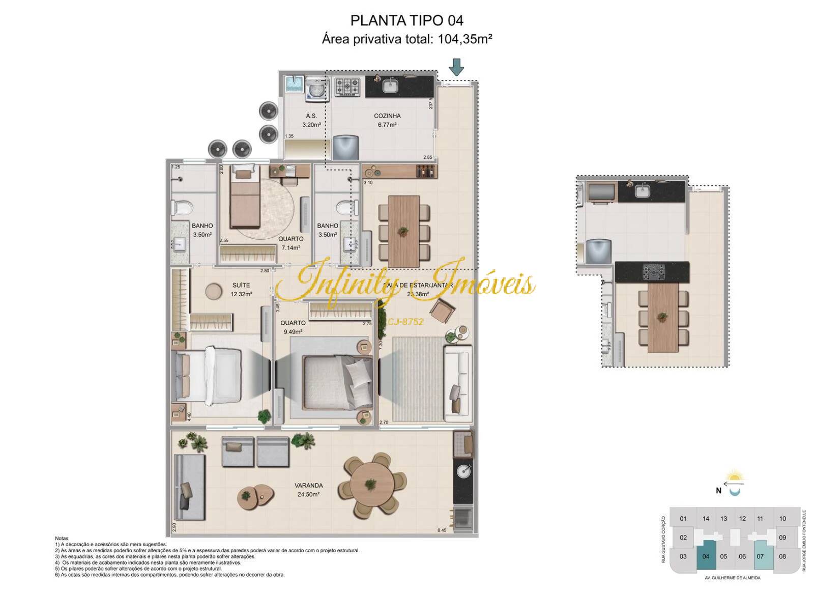 Apartamento, 3 quartos, 95 m² - Foto 33
