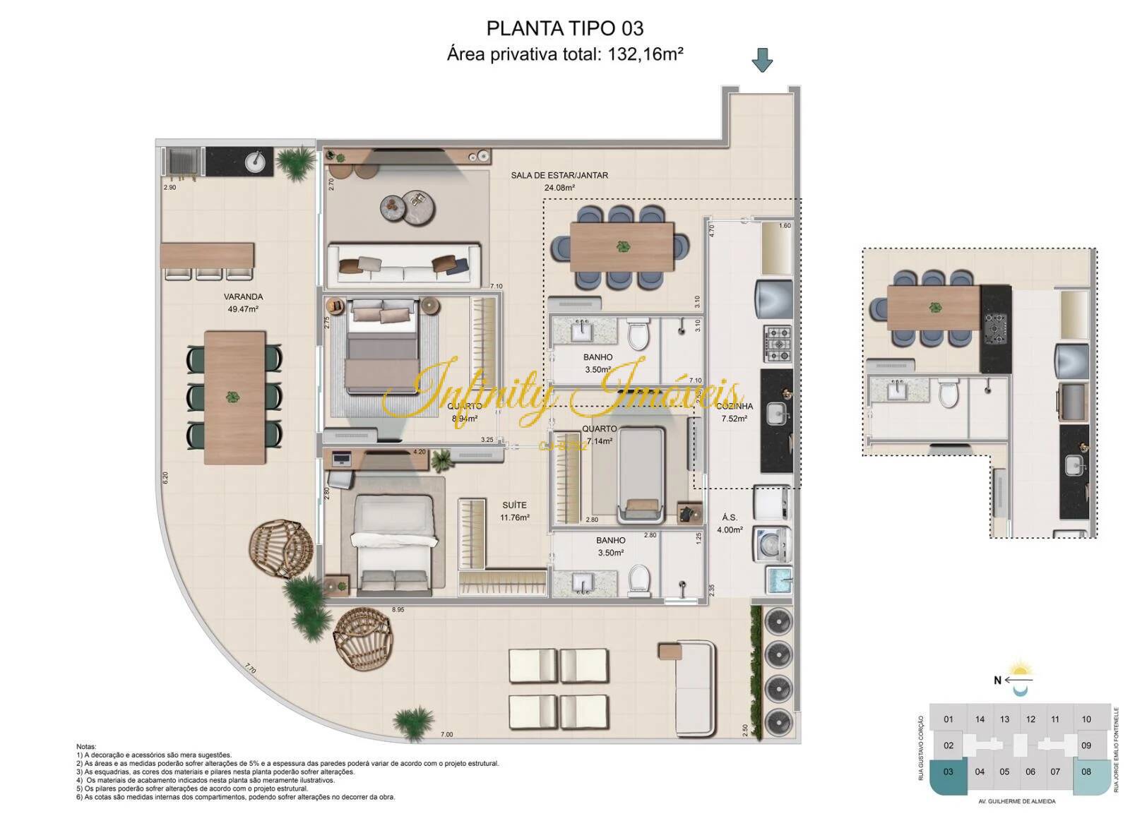 Apartamento, 3 quartos, 95 m² - Foto 35