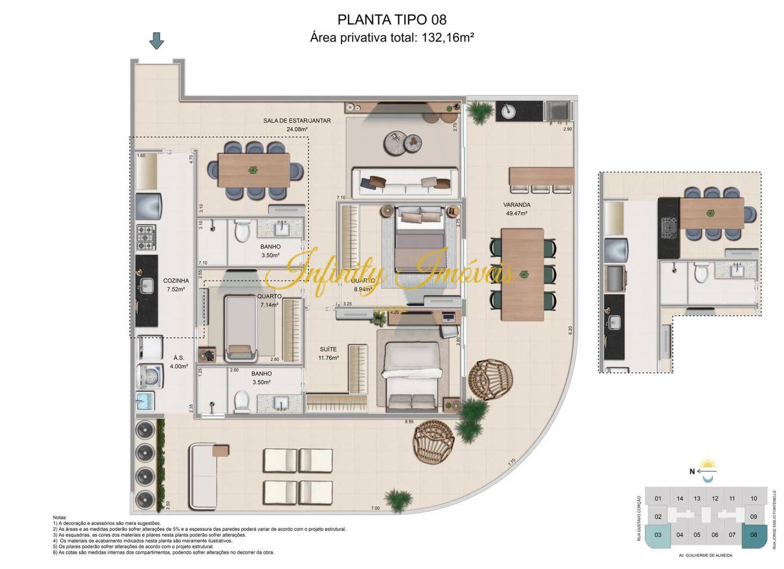 Apartamento, 3 quartos, 89 m² - Foto 29