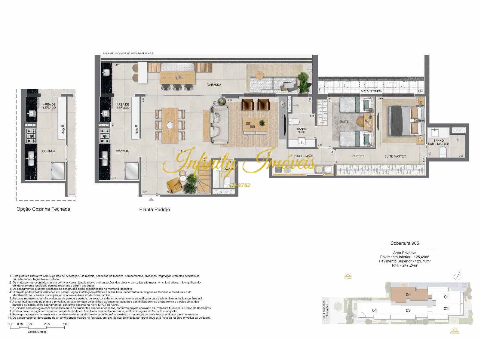 Cobertura, 3 quartos, 238 m² - Foto 19