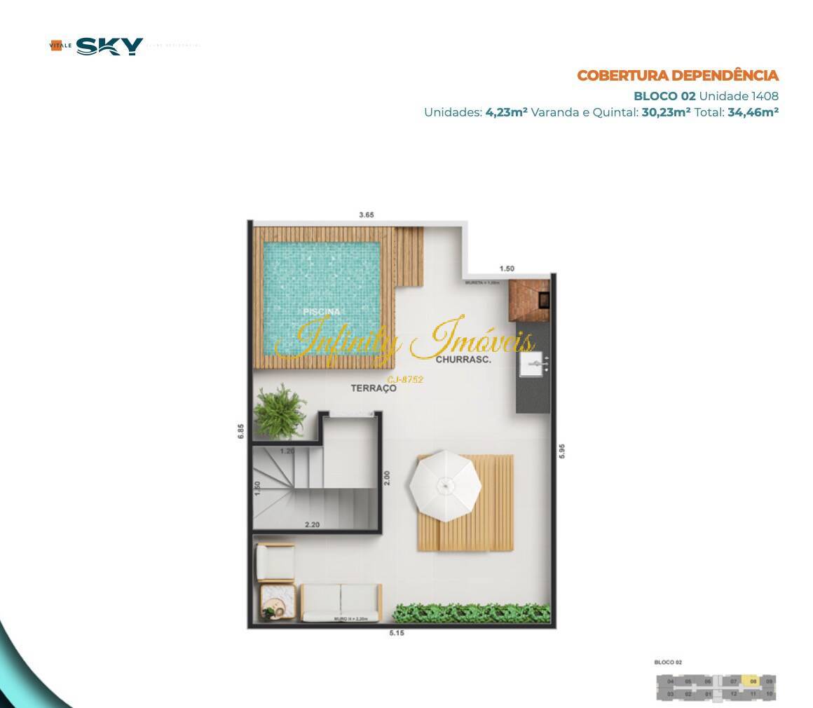 Apartamento, 2 quartos, 43 m² - Foto 30