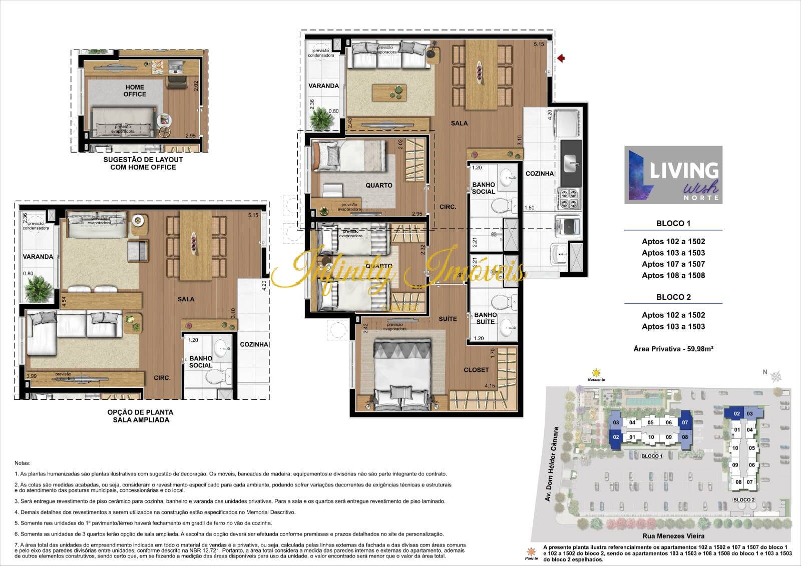 Apartamento, 3 quartos, 59 m² - Foto 26