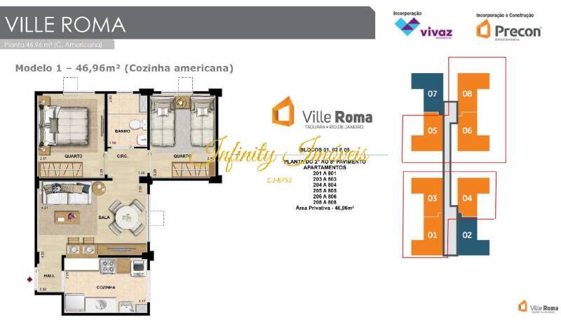 Apartamento, 2 quartos, 46 m² - Foto 16