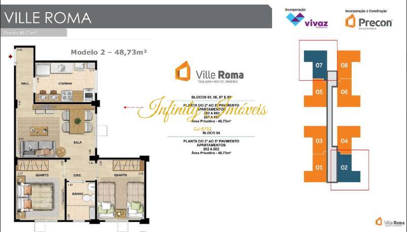 Apartamento, 2 quartos, 46 m² - Foto 17