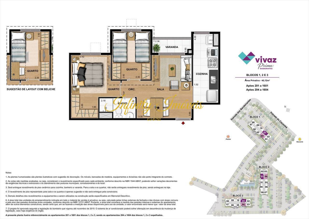 Apartamento, 2 quartos, 45 m² - Foto 24