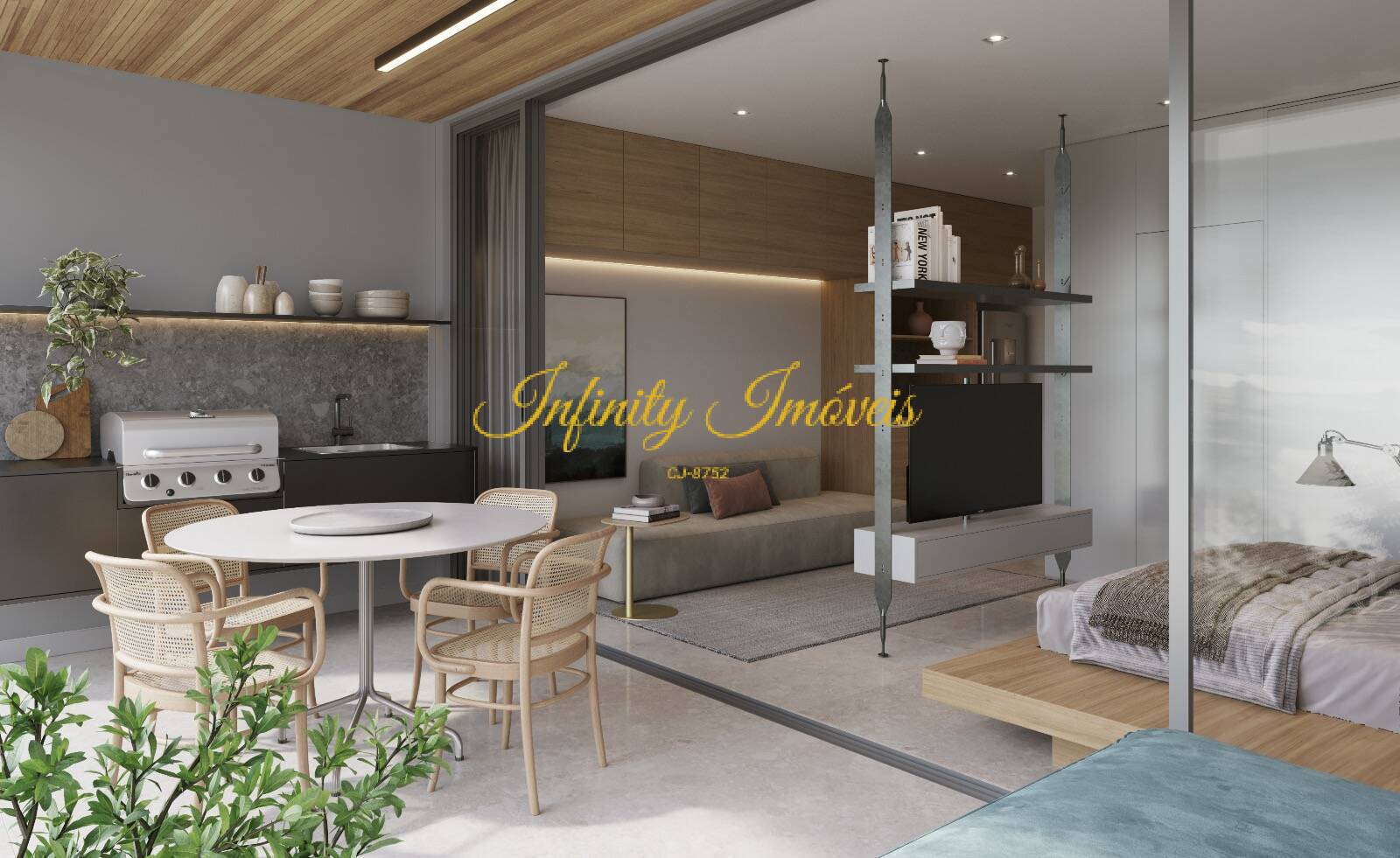 Apartamento, 1 quarto, 36 m² - Foto 1