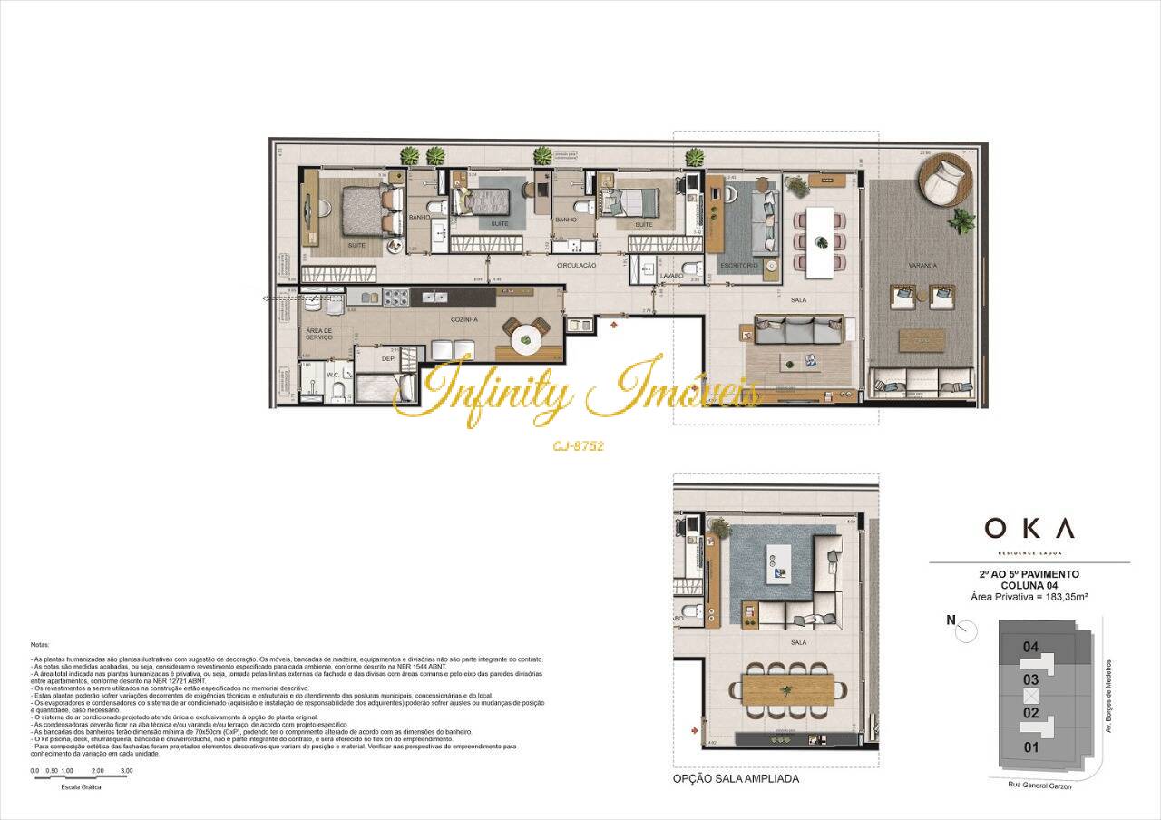 Apartamento, 3 quartos, 183 m² - Foto 46