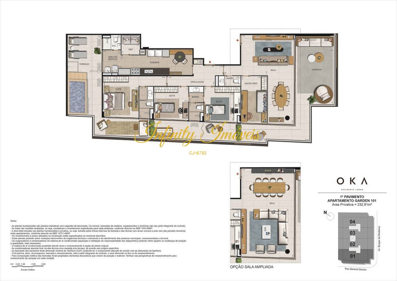 Apartamento, 3 quartos, 232 m² - Foto 46
