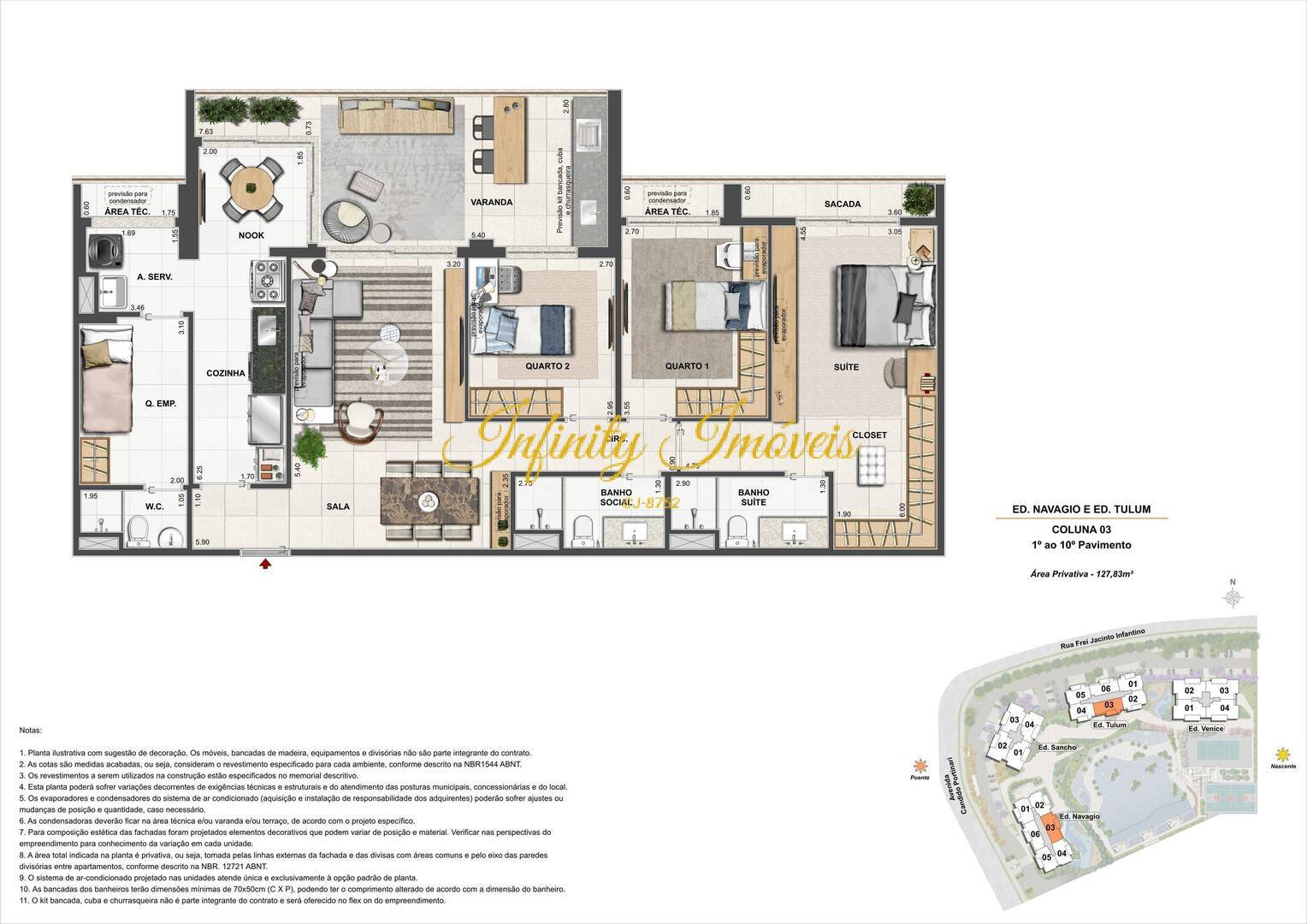 Apartamento, 4 quartos, 187 m² - Foto 86