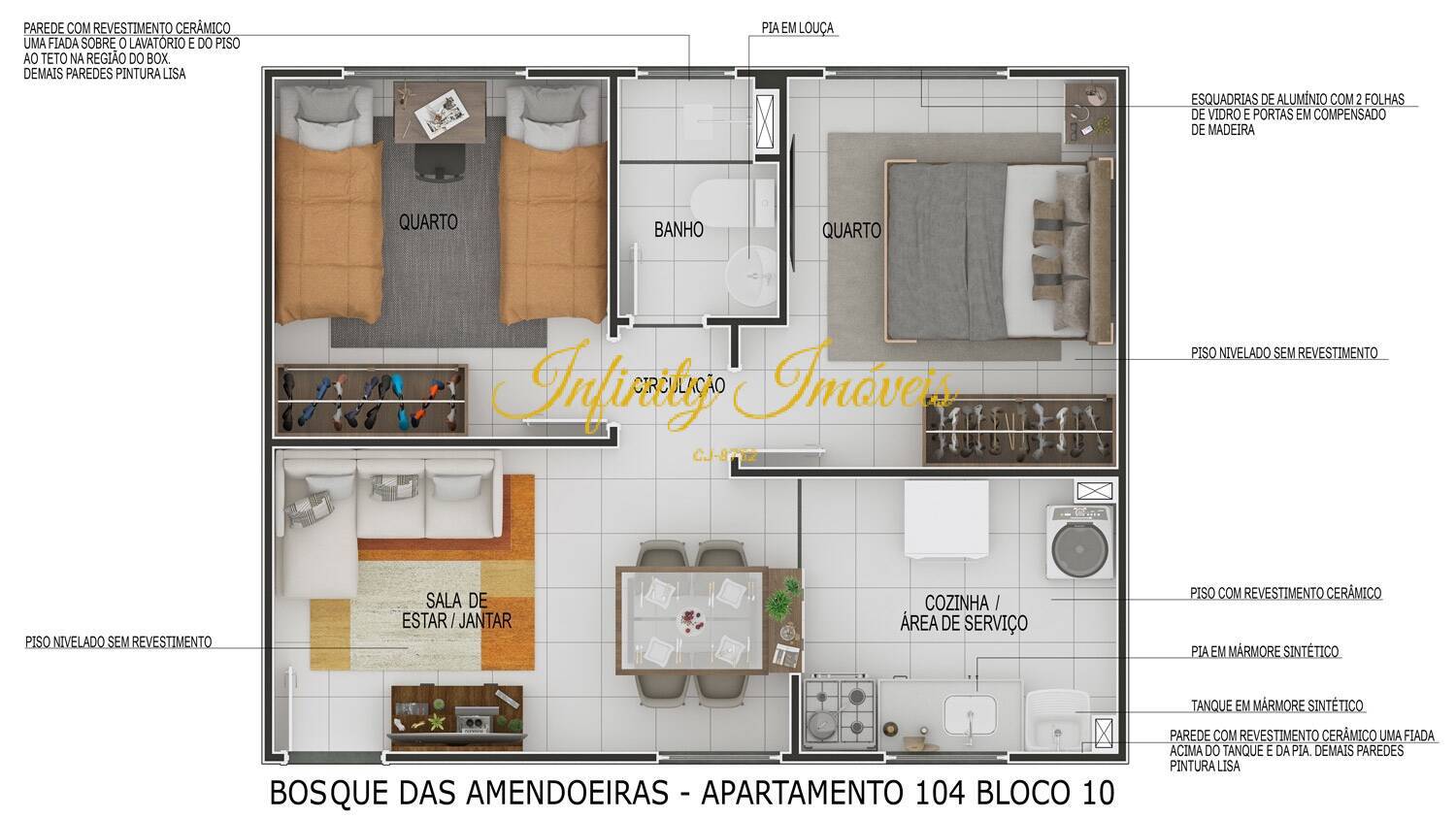 Apartamento, 2 quartos, 40 m² - Foto 13