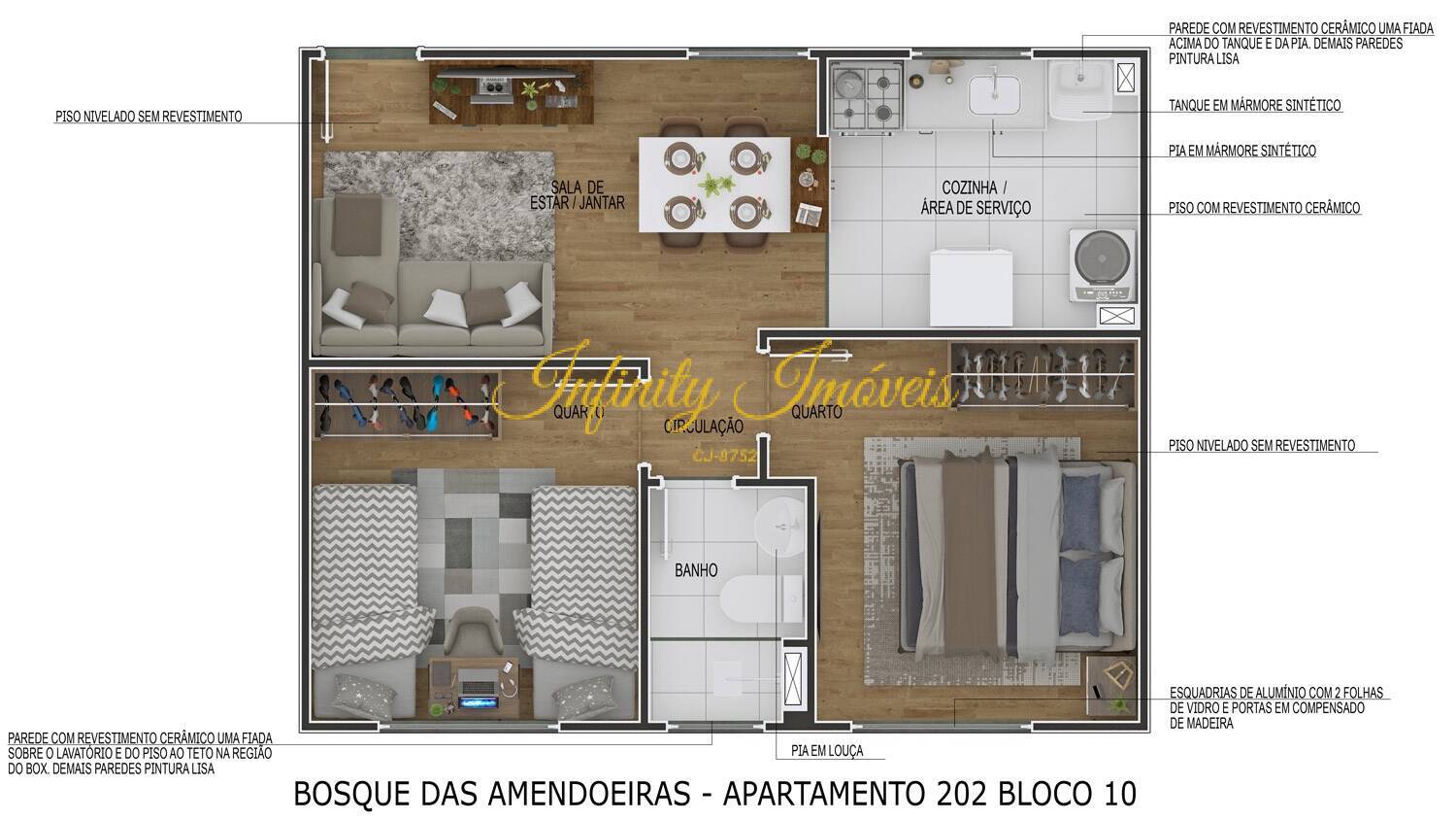 Apartamento, 2 quartos, 40 m² - Foto 14