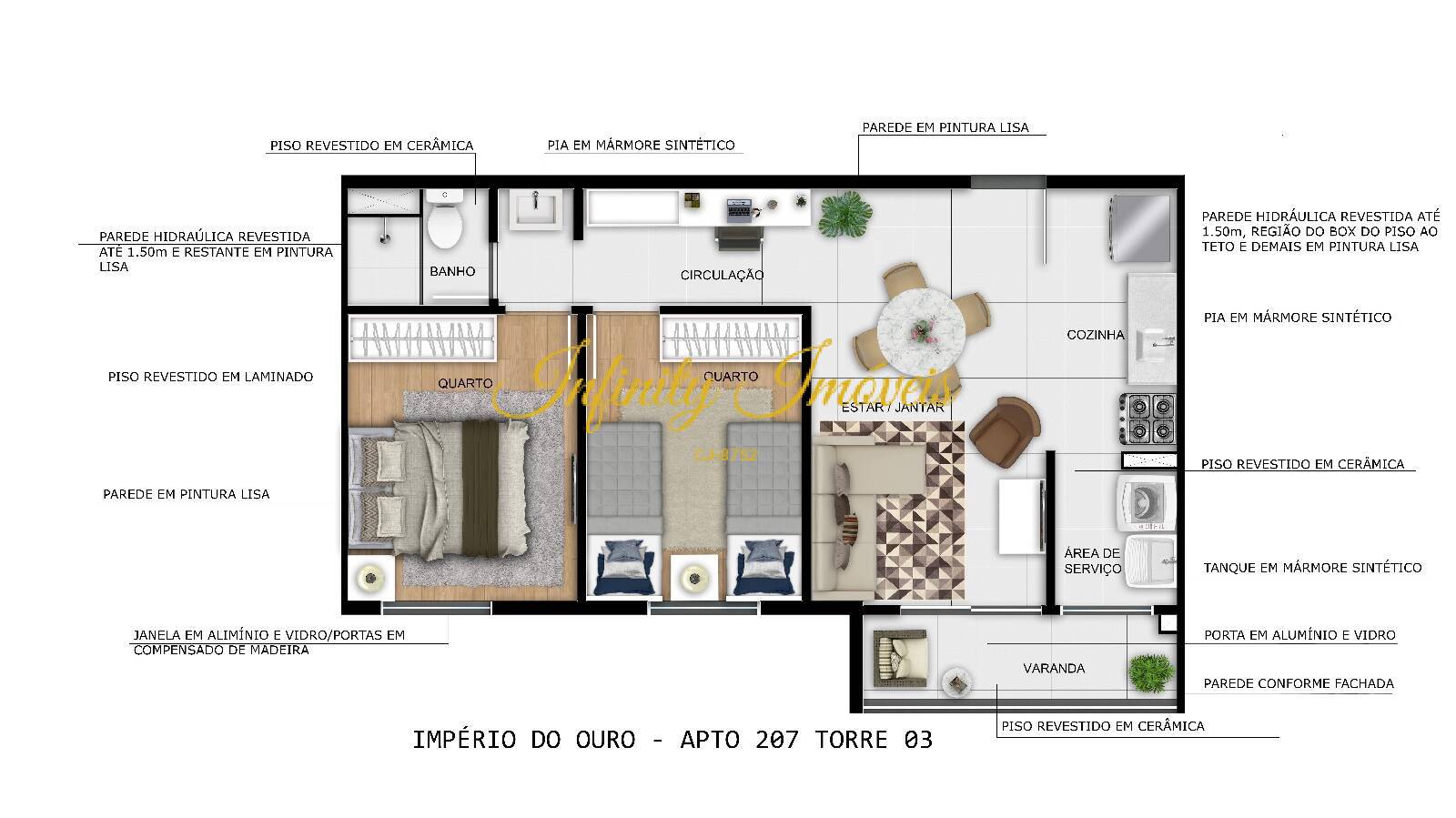 Apartamento, 2 quartos, 47 m² - Foto 24
